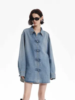 Loose Fit Denim Shirt